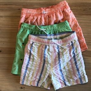 Janie and Jack swim trunks - size 7